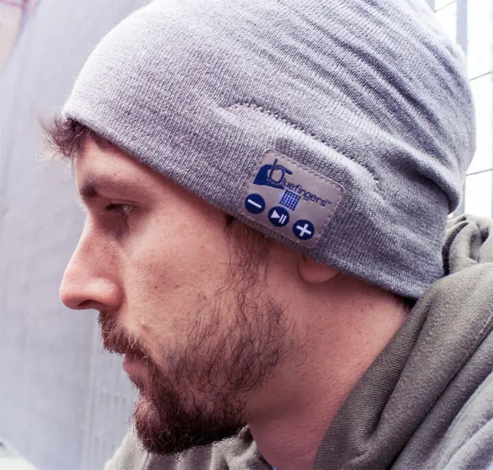 Handsfree Bluetooth Beanie обычная вязаная шапка с карманами около ушей где - фото 49