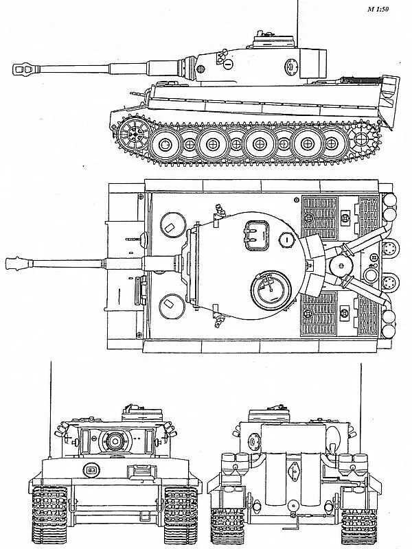 PzKpfwVI Tiger AusfH1 машина раннего выпуска Впрочем эта демонстрация - фото 8