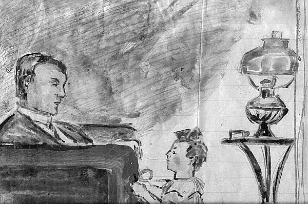 Борис Толстой и Лида Толстая Баку 1922 Рисунок Т Толстой Не буду долго - фото 25