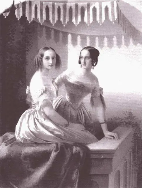 Великие княжны Мария Николаевна и Ольга Николаевна Художник Т Нефф 1838 г - фото 36