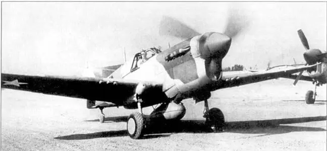 P40F из 325th FG готовится к взлету Аэродром в Северной Африке начало 1943 - фото 110