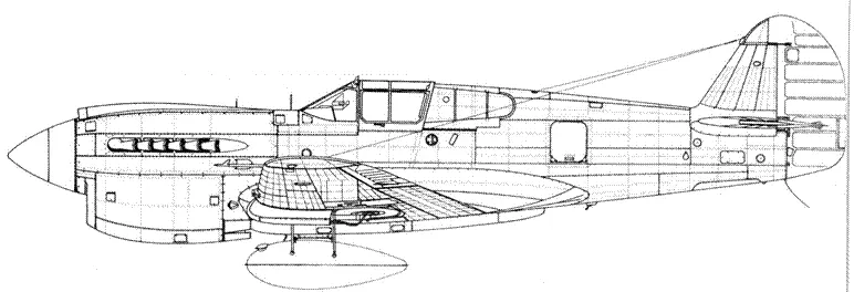 Curtiss P40E1CU с 75галлонным баком Curtiss P40E1CU с 150галлонным - фото 59
