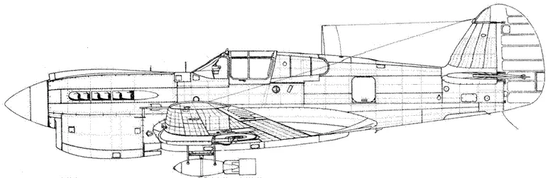 Curtiss Kittyhawk IA с 250фунтовой бомбой Curtiss P40Е с советским - фото 63