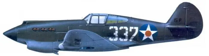 P40В Tomahawk 44 PS Беллоузфилд Гавайи 7 декабря 1941 года P40E1 - фото 105