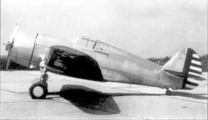 Curtiss Y1P36 Hawk был предшественником P40 Но если вооружение в - фото 2