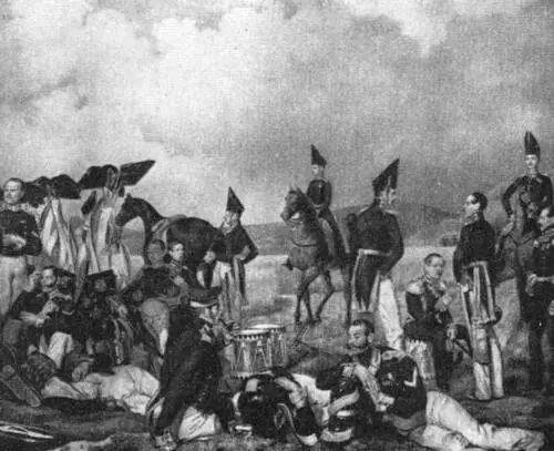 Бивуак лейбгвардии Павловского полка Отдых на походе 18411842 гг Акварель - фото 14