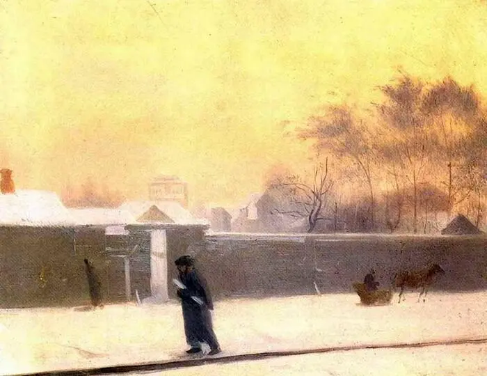 Зимний день 1840е гг Масло П А Федотов Рисунок Н А Варнека Хогарт Р - фото 22