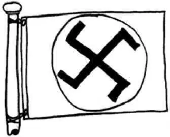 Here is what their flag looked like after they got well again After they got - фото 56