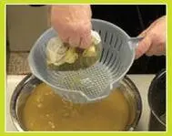 When it is cool enough to handle fold the cheesecloth around the herb and lift - фото 30