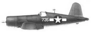 42 Истребитель F4U1 белый 735 Bu 17735 кэптена Артура Р Конэнта - фото 107