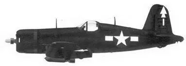 47 Истребитель F4U1D белая 1 майора Германа X Хэнсена эскадрилья VMF112 - фото 117
