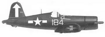 49 Истребитель F4U1D белый 184 лейтенанта Уиллиса Г Лэни эскадрилья - фото 124