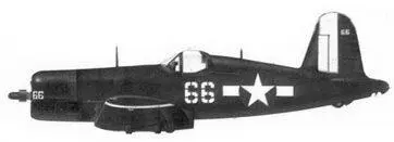 50 Истребитель F4U1D белый 66 энсина Альфреда Лерча эскадрилья VF10 - фото 125