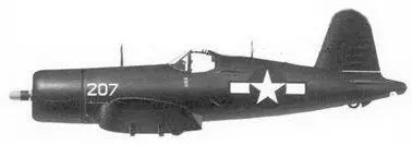 58 Истребитель F4U1D белый 207 2го лейтенанта Мэрвина С Бристоу - фото 139