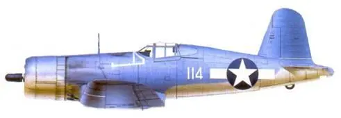 F4U1 Кеннета А Уэлша Мунда август 1943 г F4U1 Кеннета А Уэлша - фото 166