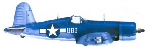 F4U1A Грегори Бойингтоуна ВеллаЛавелла декабрь 1943 г F4U1A Грегори - фото 177