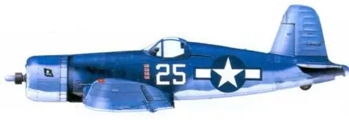 F4U1A Гэрри А Мэрча Бугенвилль май 1944 г F4U1A Эрла Мэя Бугенвиль - фото 190