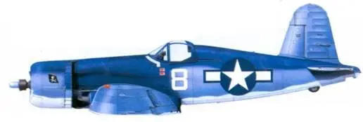 F4U1A Эрла Мэя Бугенвиль май 1944 г F4U1A Томаса Кифлера Бугенвилль - фото 193
