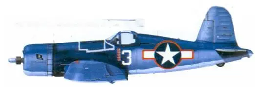 F4U1A Фредерика Дж Стрейга февраль 1944 г F4U1A Ховарда У Боллмэна - фото 195