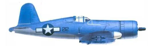 F4U1A Ховарда У Боллмэна остров Сайпан апрель 1944 г FG1A Фрэнсиса И - фото 196