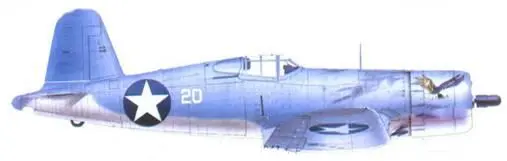 F4U1 Фон Р Гарисона Гуадалканал июль 1943 г F4U1 Дональдо Л Бэлча - фото 203