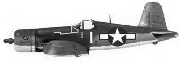 18 Истребитель F4U1A белая 1 BIG HOG Bu 17649 командира эскадрильи VF17 - фото 53