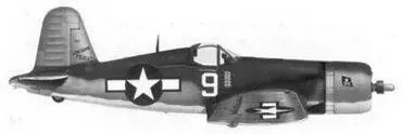 21 Истребитель F4U1A белый 9 LONESOME POLECA Т лейтенанта Мерла У - фото 63