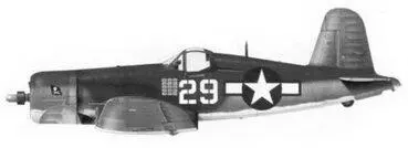 23 Истребитель F4U1A белый 29 лейтенанта Аиры С Кинфорда эскадрилья - фото 65