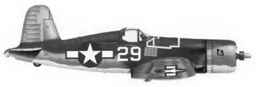 24 Истребитель F4U1A белый 29 лейтенанта Аиры С Кинфорда эскадрилья - фото 66