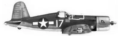 26 Истребитель F4U1A белый 17 Bu 18005 лейтенанткоммендера Роджера Р - фото 76