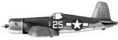 27 Истребитель F4U1A белый 25 лейтенанта Гэрри А Мэрча эскадрилья VF17 - фото 77