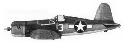 30 Истребитель F4U1A белая 3 энсина Фредерика Дж Стрейга эскадрилья - фото 80