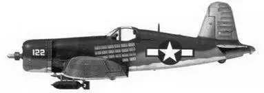 36 Истребитель F4U1A белый 122 эскадрилья VMF111 острова Гилберта 1944 - фото 94