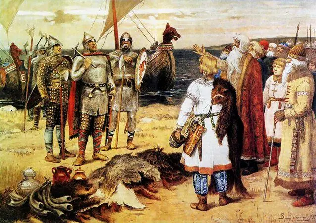 Виктор Васнецов Призвание варягов 1909 Таким образом варяги которых по не - фото 33