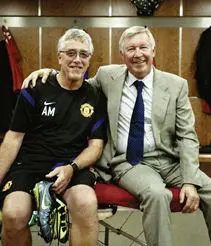 Albert Morgan kit man friend and wisecracker in the Old Trafford changing - фото 141