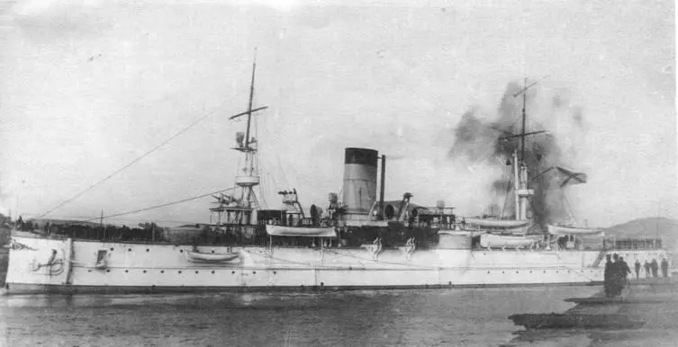 Адмирал Нахимов в Восточном бассейне ПортАртура 19001902 гг Нахимов - фото 37