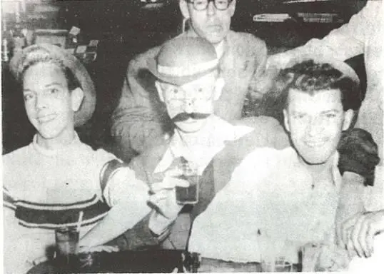 Heres Chris Scarlet and my sister Bobby Dale at Sammys Bowery Follies along - фото 32