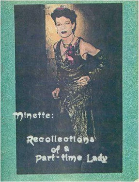 Minette Recollections of a Part-time Lady обложка книги