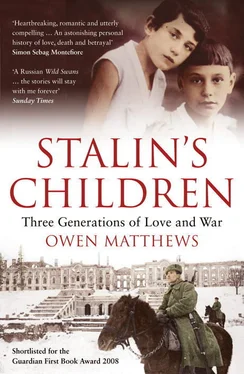 Owen Matthews Stalin's Children обложка книги