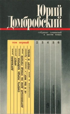 Юрий Домбровский Собрание сочинений в шести томах. Том первый обложка книги