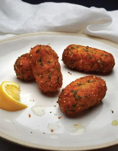 crunchy chicken parmesan croquettes Coquettish Croquettes Blades comes into - фото 36