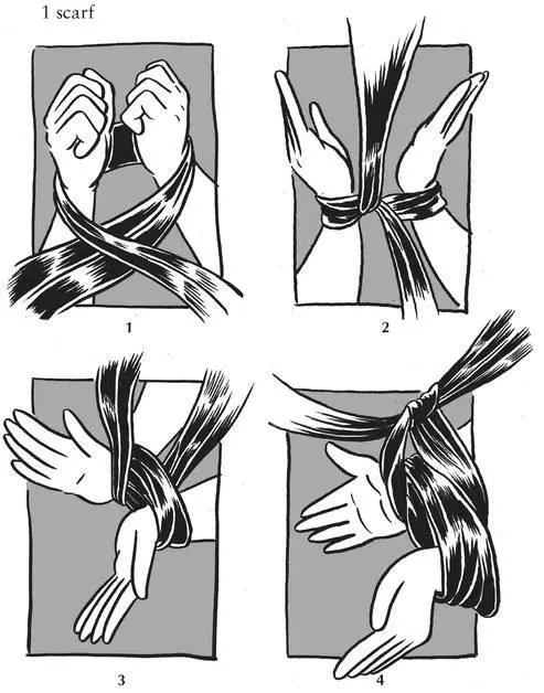 Directions 1 Bring the wrists together separated by about an inch Drape the - фото 2