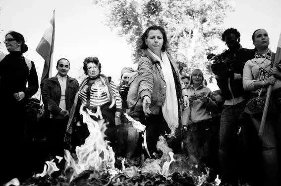 7 The Village Against the Crisis March 2013 driving west along the Andalusian - фото 8