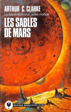 Arthur Clarke Les sables de Mars обложка книги