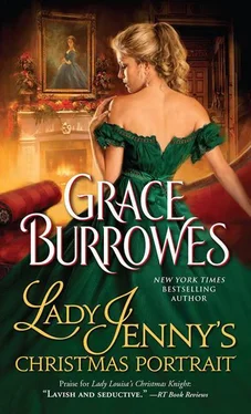 Grace Burrowes Lady Jenny's Christmas Portrait обложка книги