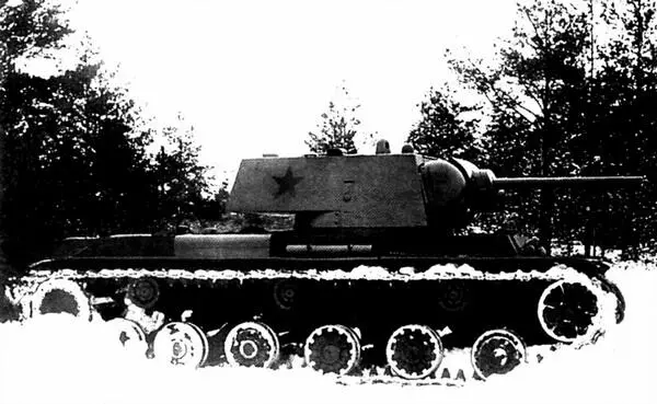 Танк КВ1 с 76мм пушкой Ф34 на испытаниях Февраль 1941 года Что же - фото 27