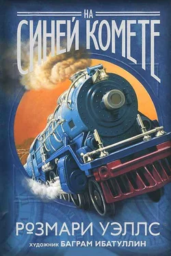 Розмари Уэллс На синей комете обложка книги