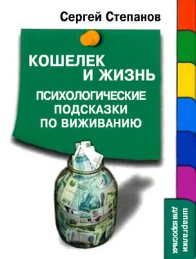 Сергей Степанов Кошелек и жизнь: Психологические подсказки по выживанию обложка книги