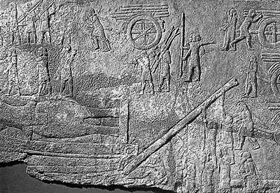 Рис 158 Древнеассирийский рельеф изображающий транспортировку скульптуры - фото 67