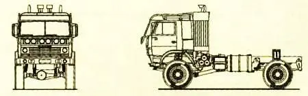 Технические характеристики Колесная формула 4x4 Длина автомобиля 7300 м - фото 41